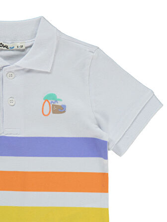 Civil Boys Erkek Çocuk Tişört 2-5 Yaş Beyaz