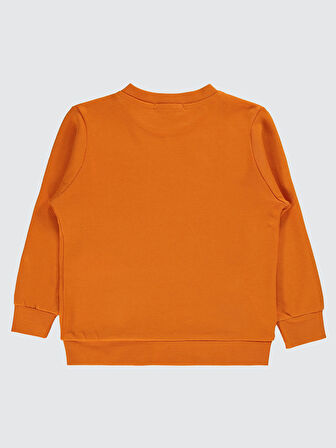 Civil Boys Erkek Çocuk Sweatshirt 2-5 Yaş Koyu Oranj