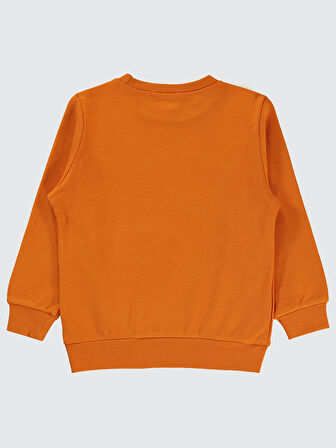 Civil Boys Erkek Çocuk Sweatshirt 2-5 Yaş Koyu Oranj