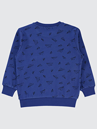 Civil Boys Erkek Çocuk Sweatshirt 2-5 Yaş Saks Mavisi