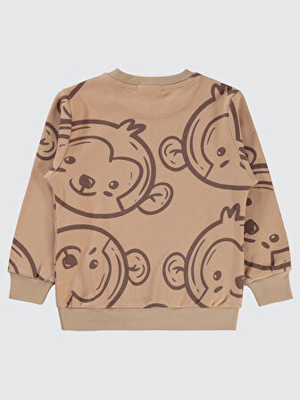 Civil Boys Erkek Çocuk Sweatshirt 2-5 Yaş Vizon