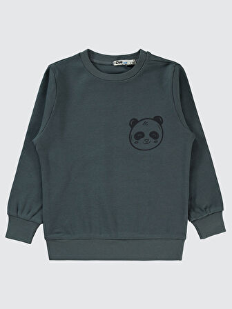 Civil Boys Erkek Çocuk Sweatshirt 2-5 Yaş Antrasit