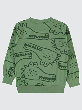 Civil Boys Erkek Çocuk Sweatshirt 2-5 Yaş Açık Haki