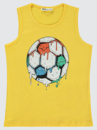 Civil Boys Erkek Çocuk Tişört 6-9 Yaş Sarı