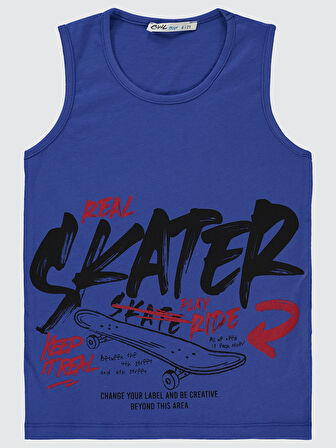 Civil Boys Erkek Çocuk Tişört 6-9 Yaş Saks Mavisi