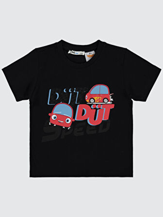 Civil Boys Erkek Çocuk Tişört 2-5 Yaş Siyah