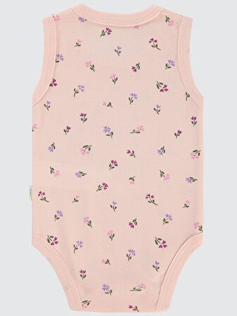 Civil Baby Kız Bebek Çıtçıtlı Badi 1-36 Ay Pembe