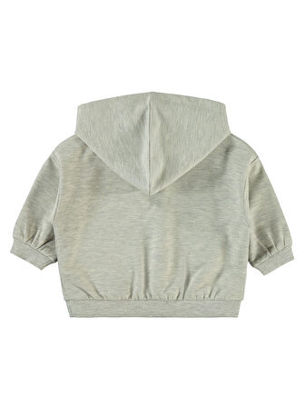 Civil Baby Erkek Bebek Kapüşonlu Sweatshirt 6-18 Ay Karmelanj