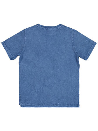 Civil Boys Strong Baskılı 6-9 Yaş Tişört - Mavi6-7 Yaş