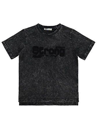 Civil Boys Erkek Çocuk Tişört 6-9 Yaş Siyah