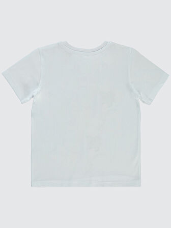 Ben 10 Erkek Çocuk Tişört 2-5 Yaş Beyaz