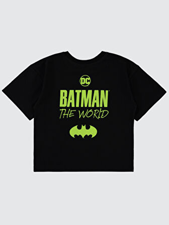 Batman Erkek Çocuk Tişört 2-5 Yaş Siyah