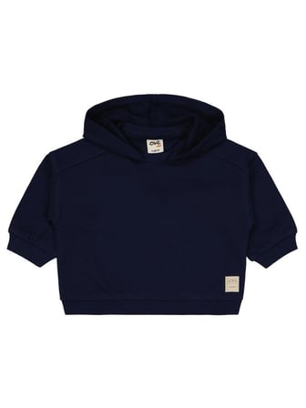 Civil Baby Civil Basic Timeless Kapüşonlu 6-18 Ay Sweatshirt - Lacivert 18-24 Ay