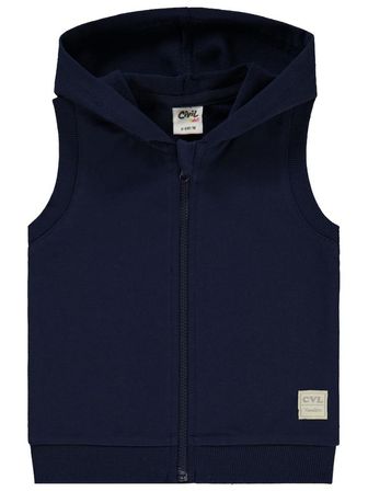 Civil Baby Civil Basic Timeless Kapüşonlu 6-18 Ay Yelek - Lacivert 6-9 Ay