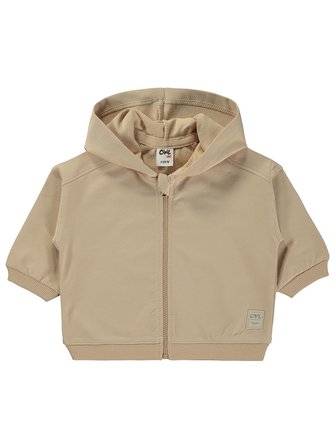 Civil Baby Civil Basic Timeless Kapüşonlu 6-18 Ay Hırka - Kahverengi