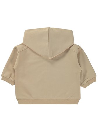 Civil Baby Civil Basic Timeless Kapüşonlu 6-18 Ay Hırka - Kahverengi