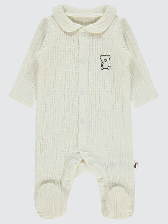 Civil Baby Bebek Patikli Tulum 1-9 Ay Ekru