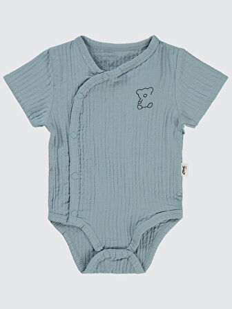 Civil Baby Bebek Çıtçıtlı Badi 1-18 Ay Mavi