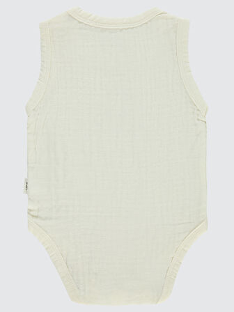 Civil Baby Bebek Çıtçıtlı Badi 1-18 Ay Ekru