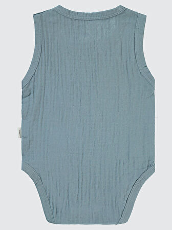 Civil Baby Bebek Çıtçıtlı Badi 1-18 Ay Mavi