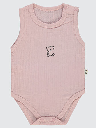 Civil Baby Bebek Çıtçıtlı Badi 1-18 Ay Pembe