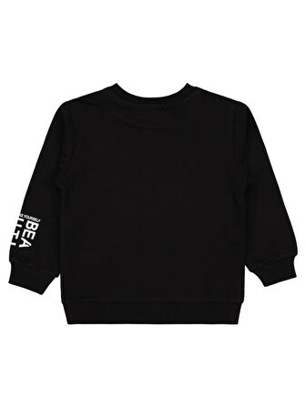 Civil Girls Basic 2-5 Yaş Sweatshirt - Siyah 4-5 Yaş
