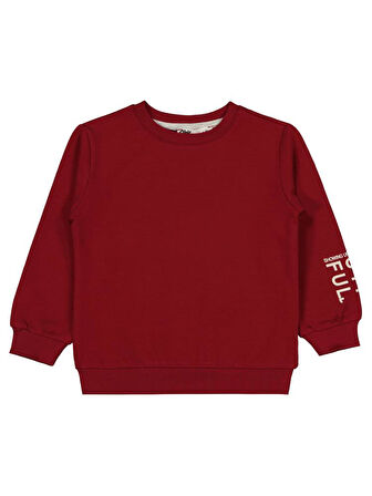 Civil Girls Basic 2-5 Yaş Sweatshirt - Bordo 2-3 Yaş