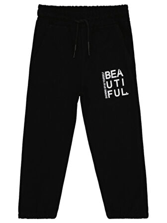 Civil Girls Basic 2-5 Yaş Eşofman Altı - Siyah 4-5 Yaş