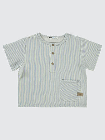 Civil Boys Erkek Çocuk Gömlek 2-5 Yaş Mavi