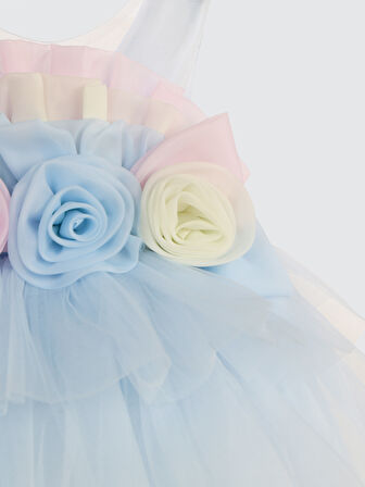 Civil Girls Kız Çocuk Abiye 2-5 Yaş Mavi