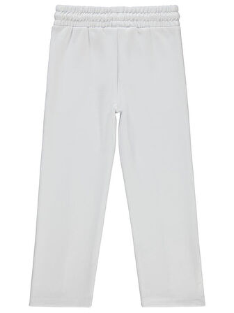 Civil Girls Leopar Baskılı 10-13 Yaş Eşofman Altı - Beyaz 10-11 Yaş