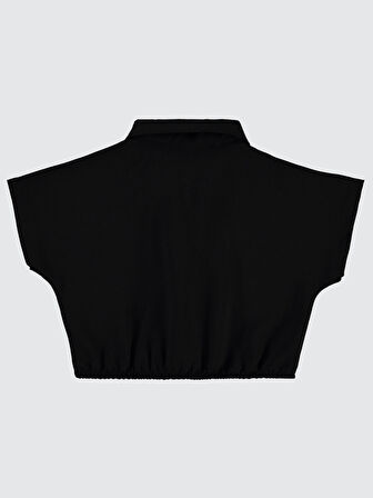 Civil Girls Kız Çocuk Gömlek 2-5 Yaş Siyah