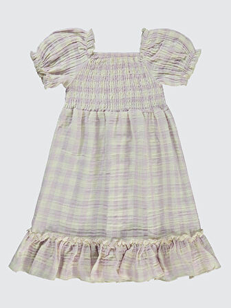 Civil Girls Kız Çocuk Elbise 6-9 Yaş Lila