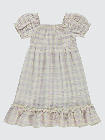 Civil Girls Kız Çocuk Elbise 6-9 Yaş Lila