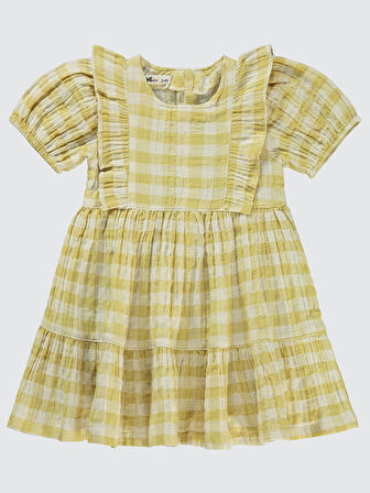 Civil Girls Kız Çocuk Elbise 2-5 Yaş Sarı