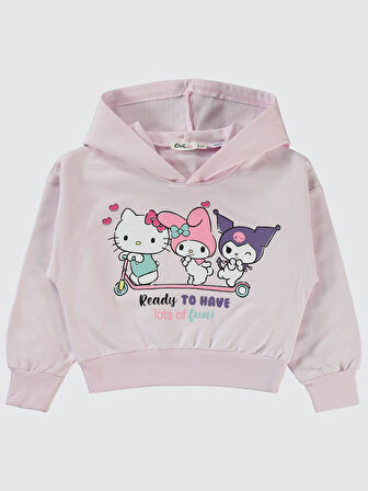 Kuromi Kız Çocuk Sweatshirt 2-5 Yaş Leylak Lila