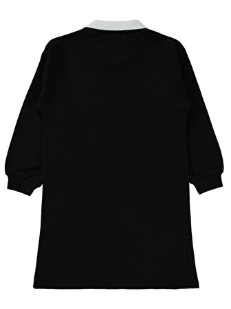 Kuromi Kız Çocuk Elbise 6-9 Yaş Siyah