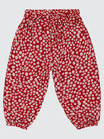 Civil Baby Kız Bebek Pantolon 6-18 Ay Kırmızı