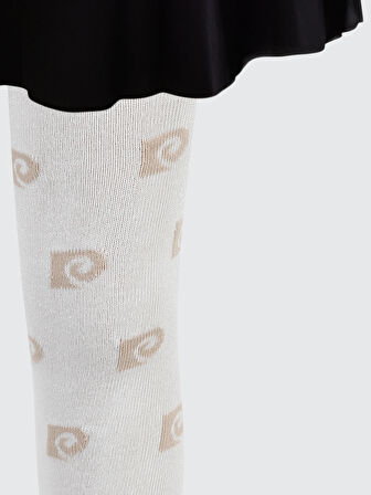 Pierre Cardin Kız Çocuk Külotlu Çorap 3-11 Yaş Ekru