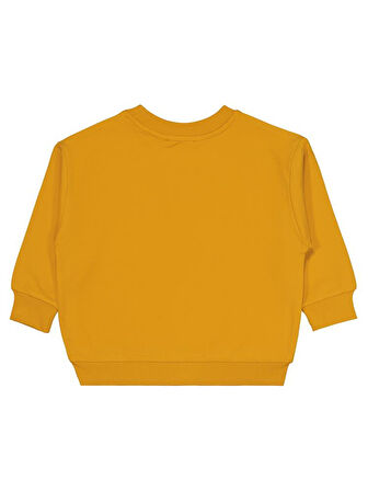 Civil Boys Cvl Team Etiketli 2-5 Yaş Sweatshirt - Hardal 5-6 Yaş