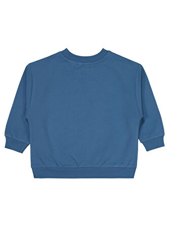 Civil Boys Cvl Team Etiketli 2-5 Yaş Sweatshirt - Mavi 2-3 Yaş