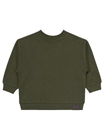 Civil Boys Cvl Team Etiketli 2-5 Yaş Sweatshirt - Haki 2-3 Yaş