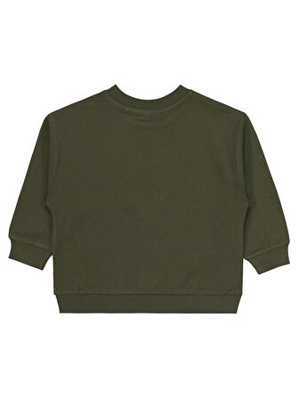 Civil Boys Cvl Team Etiketli 2-5 Yaş Sweatshirt - Haki 4-5 Yaş