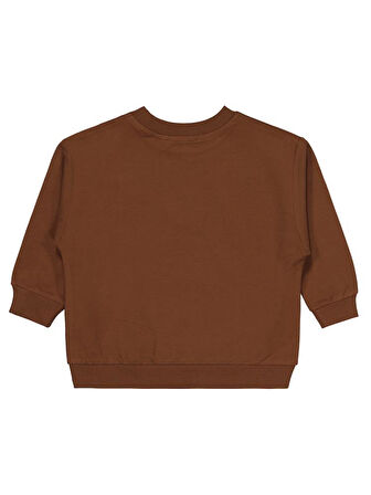 Civil Boys Cvl Team Etiketli 2-5 Yaş Sweatshirt - Kahverengi 4-5 Yaş