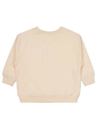 Civil Boys Cvl Team Etiketli 2-5 Yaş Sweatshirt - Bej 3-4 Yaş