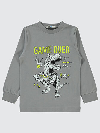 Civil Boys Erkek Çocuk Pijama Takımı 2-5 Yaş Gri