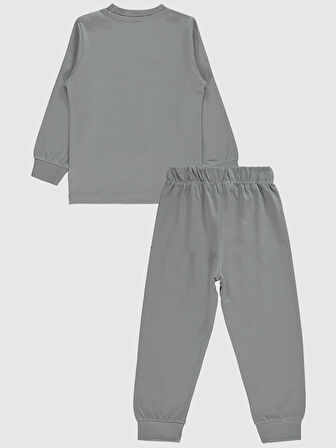 Civil Boys Erkek Çocuk Pijama Takımı 2-5 Yaş Gri
