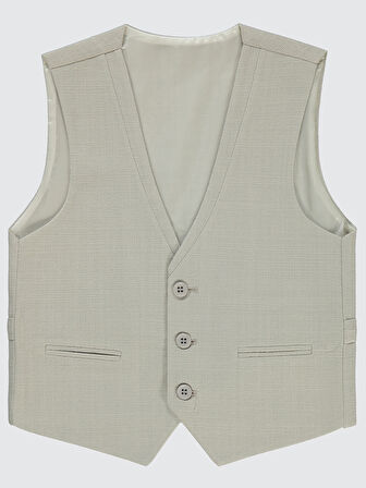 Civil Boys Erkek Çocuk Yelek 10-13 Yaş Bej