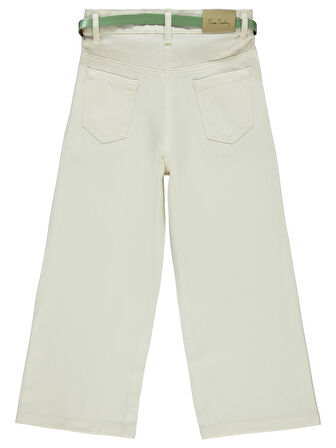 Pierre Cardin Kız Çocuk Pantolon 6-9 Yaş Ekru