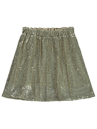 Pierre Cardin Kız Çocuk Etek 6-9 Yaş Gümüş